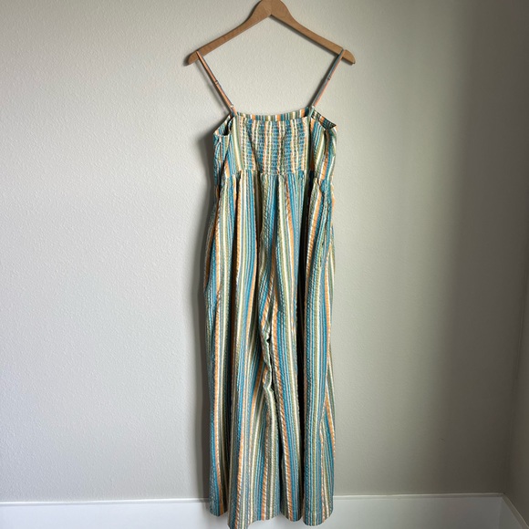 Roller rabbit Devon seersucker wide leg jumpsuit - Picture 2 of 8